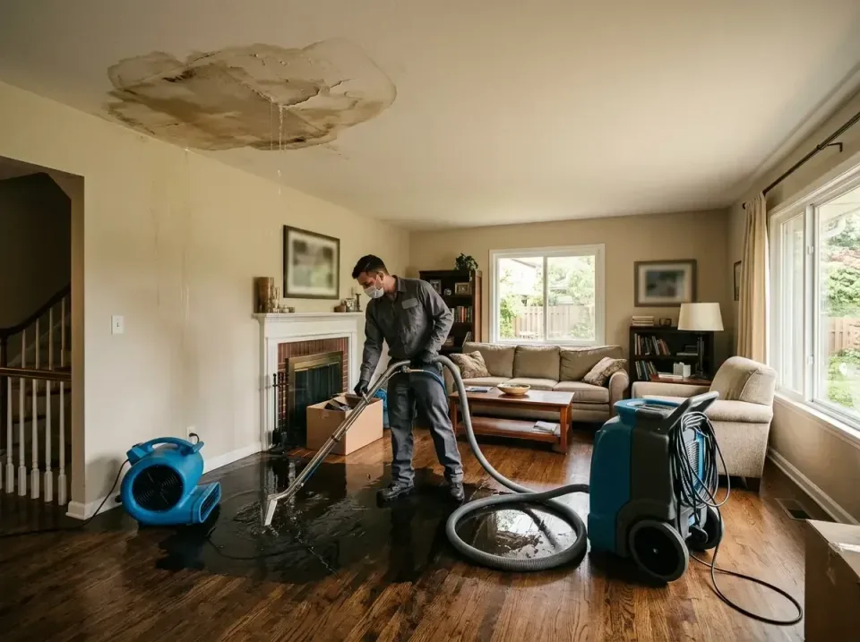 attic-pipe-burst-ceiling-drip-008 — frequently asked questions, Water Damage Restoration & Carpet Care in Pataskala, OH